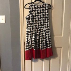 geometric patterned dress